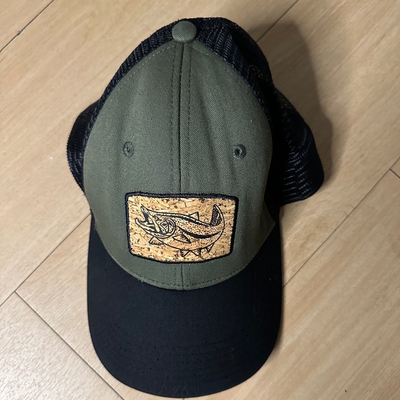 Bass Fishing Trucker Snapback Hat Cap Green Black - Picture 1 of 2